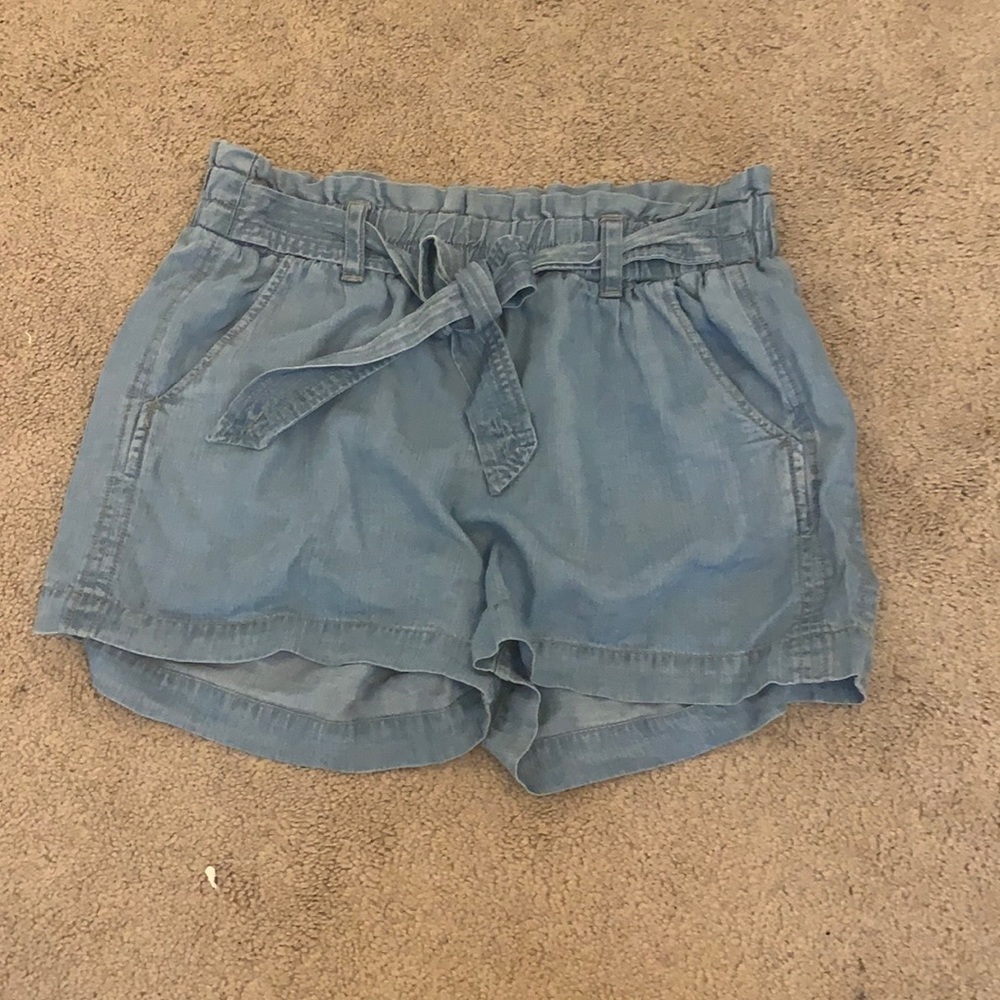 never worn paper bag jean shorts